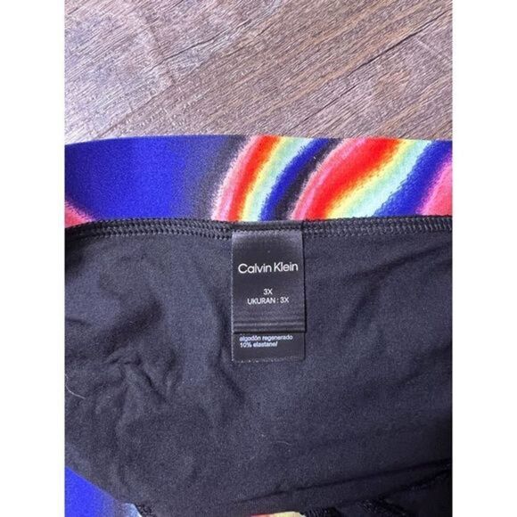 Calvin Klein Plus Size CK Reimagined Heritage Pride Thong Panty-Set of 2-Size 3X - Picture 6 of 8